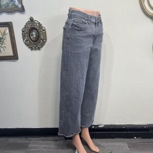 Diesel Widee Regular Straight High Waist Jeans Grey Size 28x32